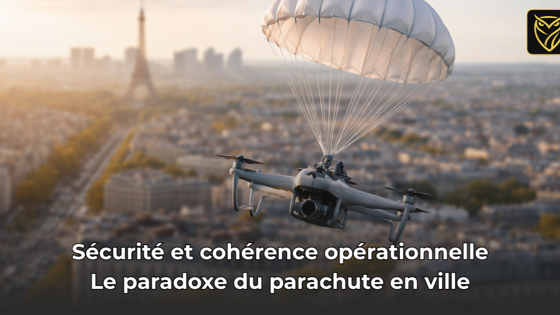 Drone en zone urbaine : le parachute est-il toujours une solution pertinente ?