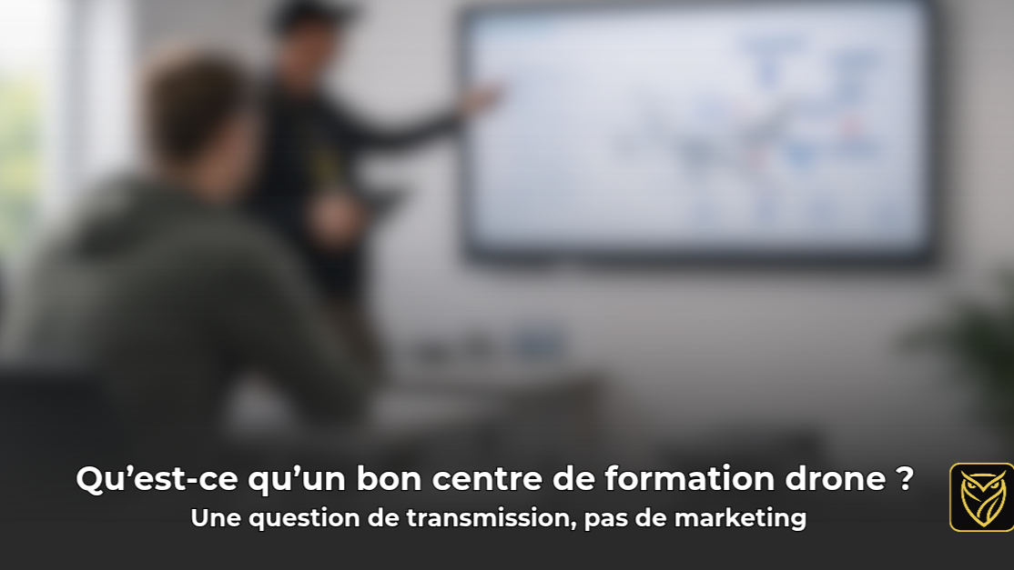 Qu’est-ce qu’un bon centre de formation drone ?