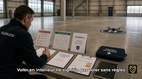 Voler en intérieur ne signifie pas voler sans règles